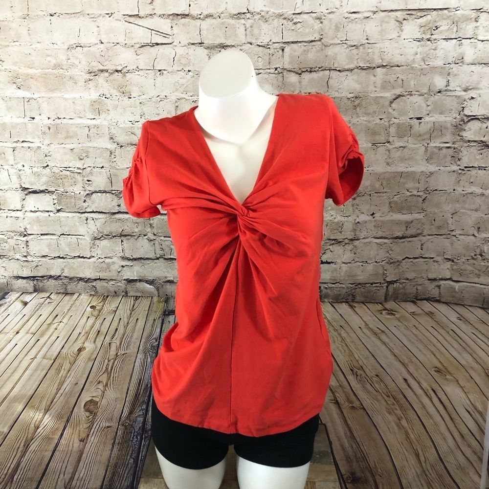 Kenneth Cole orange s/s shirt medium